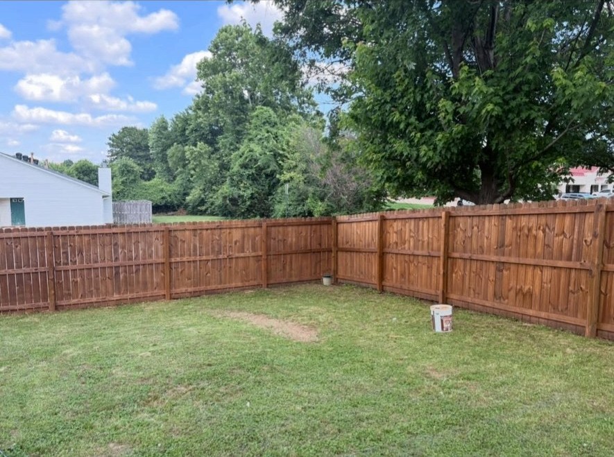 Finished fencing by APEX Construction & Landscaping